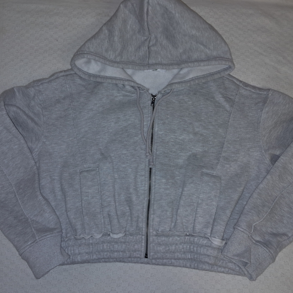 Womens Double Zero gray hoodie